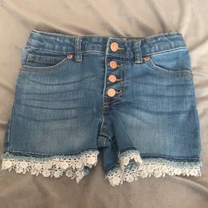 Girls Cat & Jack denim shorts